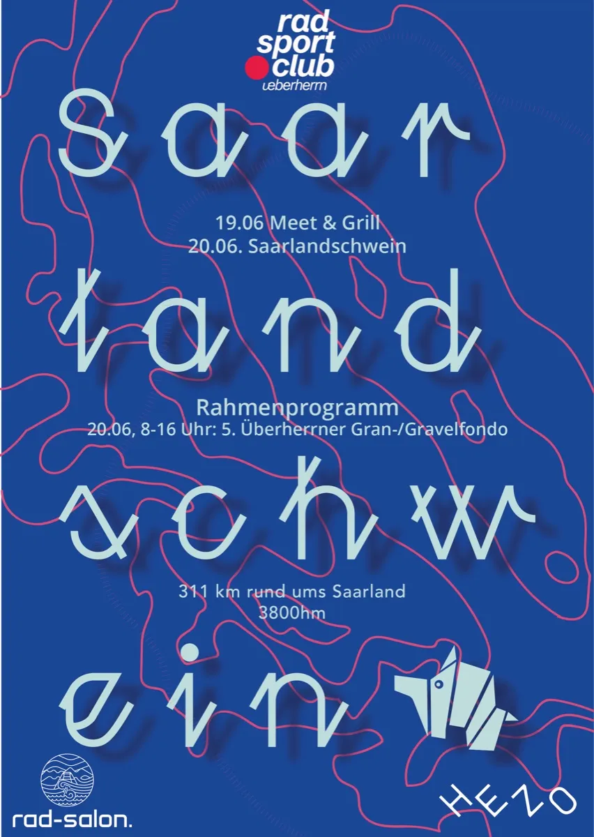 Plakat Saarlandschwein 2026, Save the Date